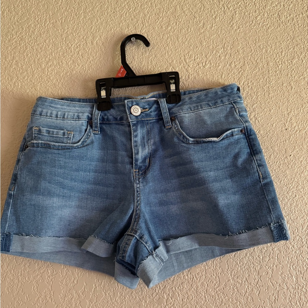 Cute blue mini shorts
